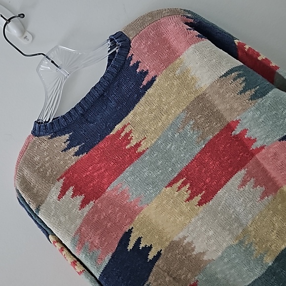 Y2K vintage southwestern button-front cardigan sweater size extra large - Picture 8 of 12